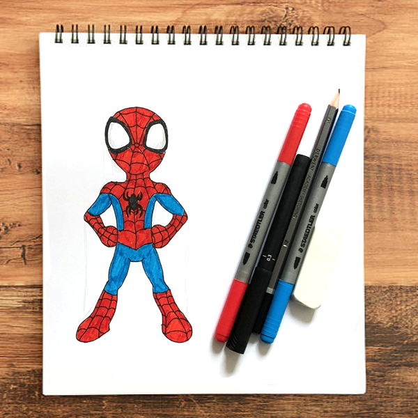 Spider-Man, Drawing by Steven Corrales | Artmajeur